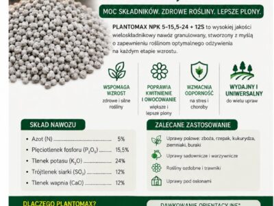 Nawóz Plantomax NPK 5-15, 5-24 + S